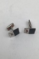 Lapponia Sterling Silver / Ebony Cufflinks Björn Weckström