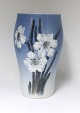 Royal Copenhagen. Vase with floral motif. Model 2778-65A. Height 20.5 cm. (1 
quality)