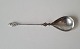 19th century serving spoon in silver