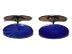 David Andersen Norway sterling silver
Cufflinks with blue enamel