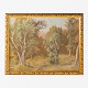 Painting of woodland in a detailed gold frame. Signed and from 1960.
1 pc. in stock
Good, used condition
