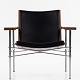 Hans J. Wegner / Johannes Hansen
JH 703 - Armchair in original black leather and patinated oak with steel frame.
2 pcs. på lager
Good, used condition
