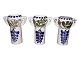 Aluminia Wisteria
Three small vases
