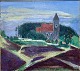 Jens Søndergaard 1895-1956
ca 1950
62 x 70 cm. (68 x 76 cm)
