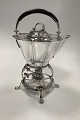 Georg Jensen Silver Swing Tea Kettle with stand and burner No 4 from 1919