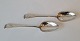 Pair of English 18th century silver spoons by Richard Crossley - London