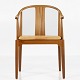 Hans J. Wegner / Fritz Hansen
FH 4283 - China Chair in mahogany and patinated natural leather.
1 pc. in stock
Good, used condition
