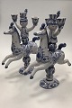 Pair of Bjørn Wiinblad Figurines / Candlesticks with 3 lights No L5