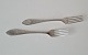 Empire lunch fork in silver 18.2 cm.