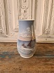B&G vase decorated with ship on open sea no. 1302/6211