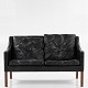 Børge Mogensen / Fredericia Furniture
BM 2208 - 2-seater sofa in patinated black leather with legs in teak.
1 pc. in stock
Good, used condition
