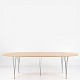 Piet Hein / Fritz Hansen
Superellipsebord med plade i bøg og spændben af stål.
1 stk. på lager
Pæn, brugt stand
