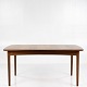 Erik Wørts / Wørts Møbelsnedkeri
Dining table in rosewood with two pull-out tops. Stamped from manufacturer. 
Pull-out tops adds an extra 120 cm to the length.
1 pc. in stock
Used condition
