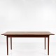 Ib Kofod-Larsen / Christensen & Larsen
Dining table in teak with two extension leaves. Extension leaves adds another 
90 cm extra in total.
1 pc. in stock
Used condition
