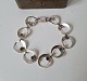 Vintage bracelet in silver with blue stones