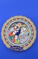 Bjorn Wiinblad Christmas plate 1977 Signed by Bjørn Wiinblad 1977
