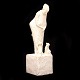 Hanne Varming, Denmark, 1939-2022, "Woman with dogs", plaster. Signed "HV 2000". 
H: 48cm