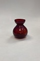 Orange-brown Hyacinth Glass Holmegaard / Kastrup /Fyens Glass Works