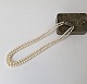 Toradat pearl necklace with lock in silver adorned with marcasites