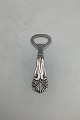 Danish Silver / Steel Bottle Opener with Ornamental motif