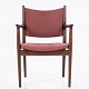 Hans J. Wegner / Johannes Hansen
JH 713 - Armchair in dark stained oak and original red textile.
2 pcs. på lager
Good, used condition
