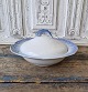 Royal Copenhagen fish frame with blue rim large bowl with lid no. 1212/3004-3005