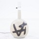 Eigil Hinrichsen / Own workshop
Table lamp in stoneware with black pattern.
The lamp does not come with a shade, but this is available for purchase. Please 
contact us for more information.
1 pc. in stock
Original condition
