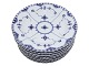 Blue Fluted Full Lace
Dinner plate 24.5 cm. #1084 from 1894-1897