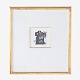 Robert Jacobsen
Signed etching in gold frame and passepartout with incorporated smaller frame. 
47/50.
1 pc. in stock
