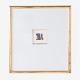 Robert Jacobsen
Signed etching in gold frame and passepartout with incorporated smaller frame. 
47/50.
1 pc. in stock
