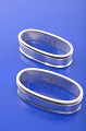 Pair Pyramid Vintage napkin ring 22A Georg Jensen silver