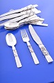 Georg Jensen silver cutlery Scroll Dinner set for six persons