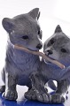 Royal Copenhagen Figurine 445 Arctic Fox Cubs