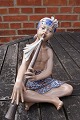 Dahl Jensen Denmark Figurine No 1153 Oriental flute player, from Denmark
