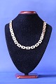 Block necklace in 14 karat gold, stamped Sej 585