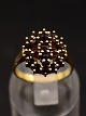 Gold-plated 830 silver ring