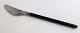 Hans Hansen. Silberbesteck (830). Amalie. Tafelmesser mit schwarzem Griff. Länge 
21,5 cm