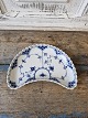 Royal Copenhagen Blue Fluted full lace moon-shaped plate no. 1173