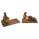 Pair of Vienna bronze figurines signed "Argentor Vienna B. Zach". H: 4,5cm. 
base: 7,5x4,8cm