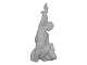 Large Dahl Jensen blanc de chine figurine
Thor fighting the big worm from Midgaard