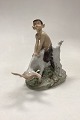 Royal Copenhagen Figur - Faun på ged No. 737