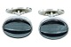 Georg Jensen sterling silver
Cufflinks with hematite stones