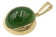 Poul Ipsen 8 Carat gold
Pendant with green stone
