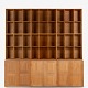 Mogens Koch / Rud Rasmussen Snedkerier.
Set of three cabinets and six bookcases in patinated solid oak.
1 set in stock
