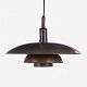 Poul Henningsen / Louis Poulsen
PH 5/4 - Pendant in patinated copper with copper socket. Stamped 
