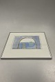 Inger Hanmann Watercolor Paiting  in frame 3