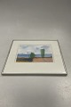 Inger Hanmann Watercolor Paiting in frame 2