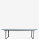 Hans J. Wegner / Carl Hansen & Son.
CH 808 - Coffee table with glass top and steel frame.
1 pc. in stock
