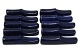 Saxbo art pottery
10 dark blue knife rests by Edith Sonne