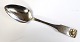 Thomas Jensen the Younger, Aabenraa. Beautiful silver spoon with gilded 
seashell. Length 23 cm.